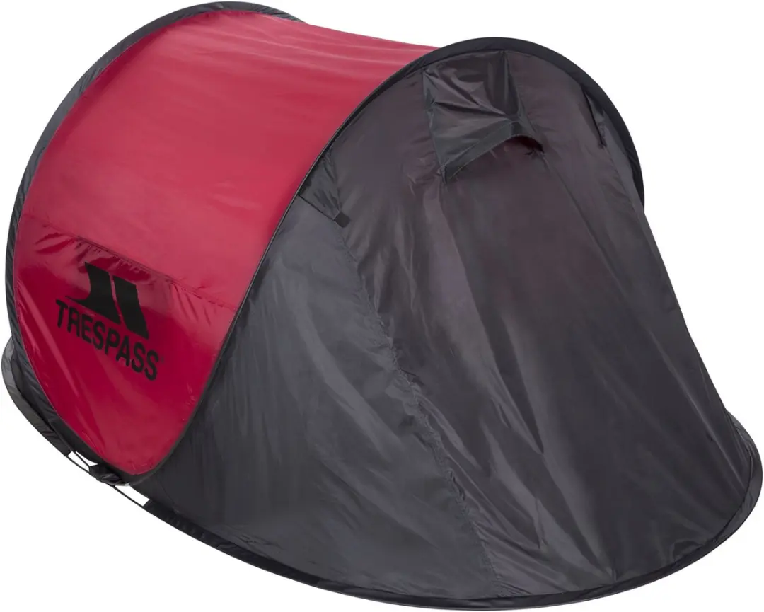 Trespass Swift Pop-up Tent 2-persoons - 245x145cm - Zwart - afbeelding 2 van 4