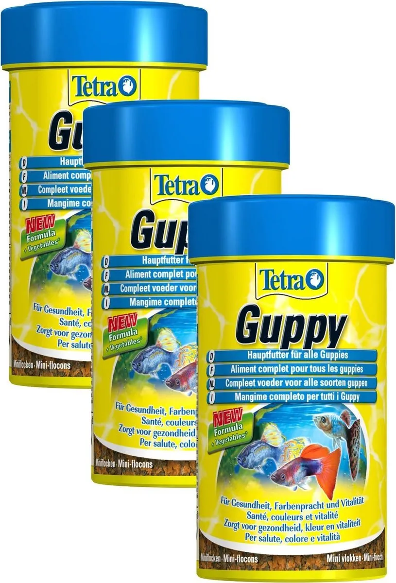 Tetra Guppy Vlokken