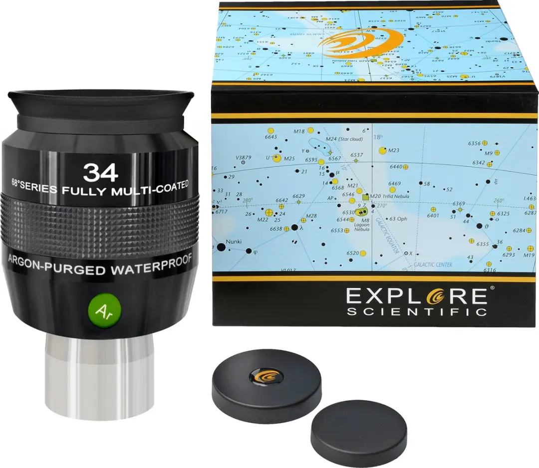 Bresser Explore Scientific Oculair 34 mm 68° 2" Ar - afbeelding 2 van 3