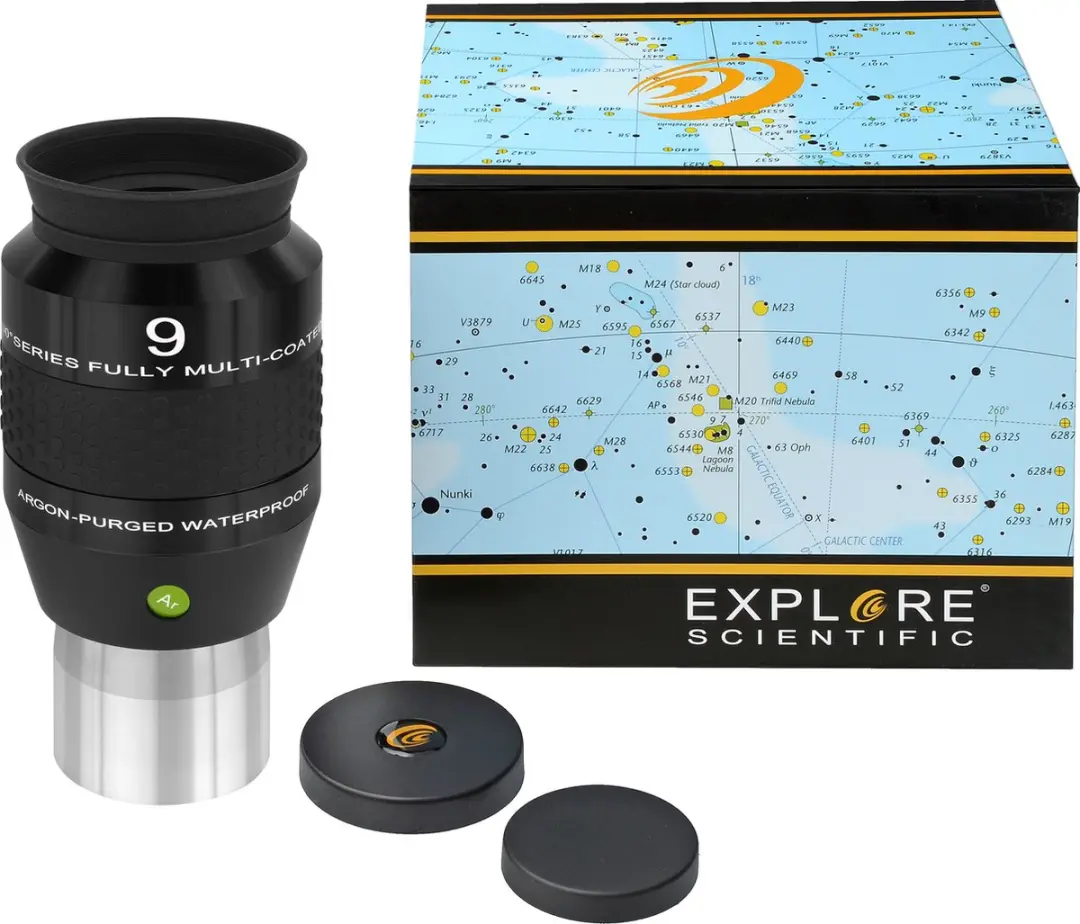 Explore Scientific 0218909 Oculair 9 mm 120° Ar - Zwart - afbeelding 3 van 4