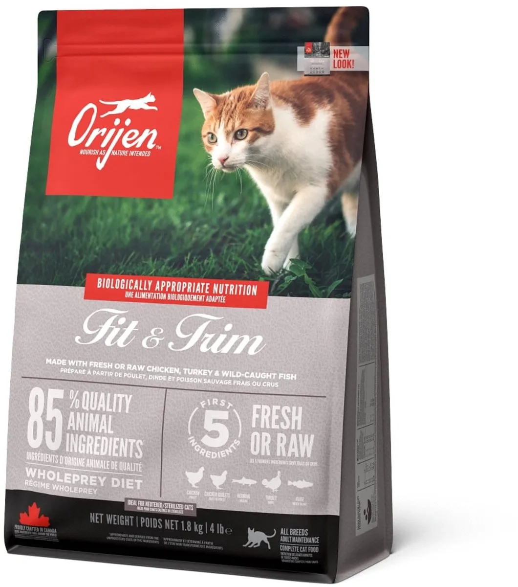 Orijen Whole Prey Fit & Trim Kattenvoer Kip & Kalkoen 1.8kg