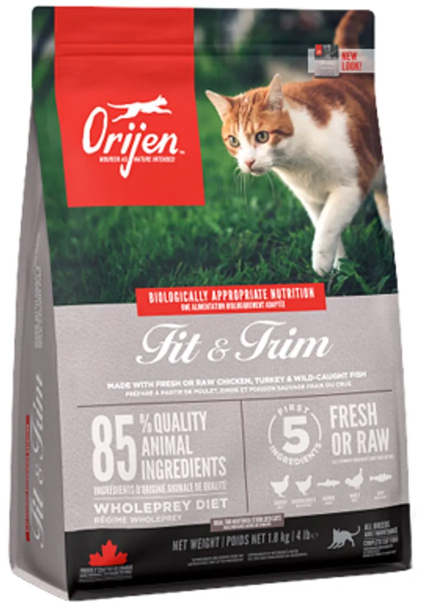 Orijen Whole Prey Fit & Trim Kattenvoer Kip & Kalkoen 1.8kg
