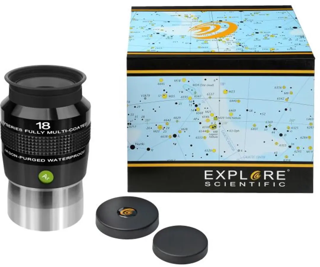 Bresser Explore Scientific 0218818 Oculair - 18mm - 82° - Zwart - afbeelding 5 van 5