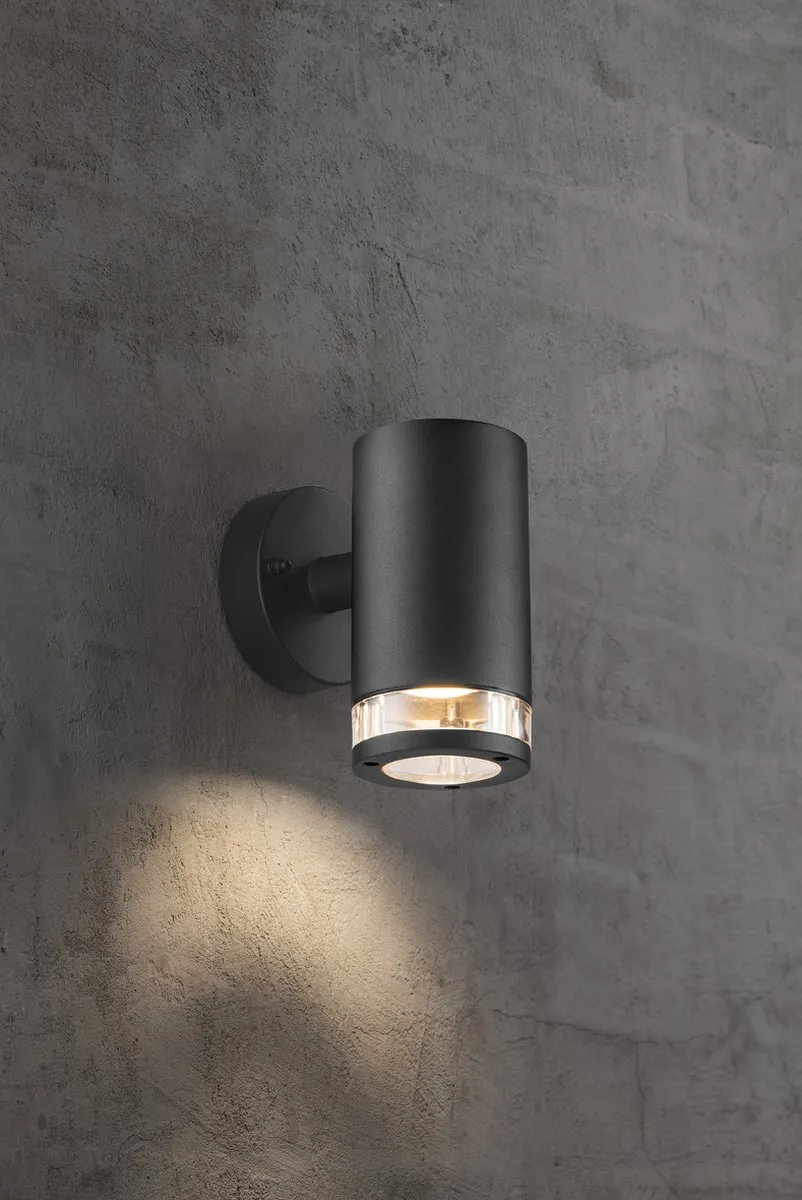 Nordlux Birk Wandlamp GU10 - Zwart