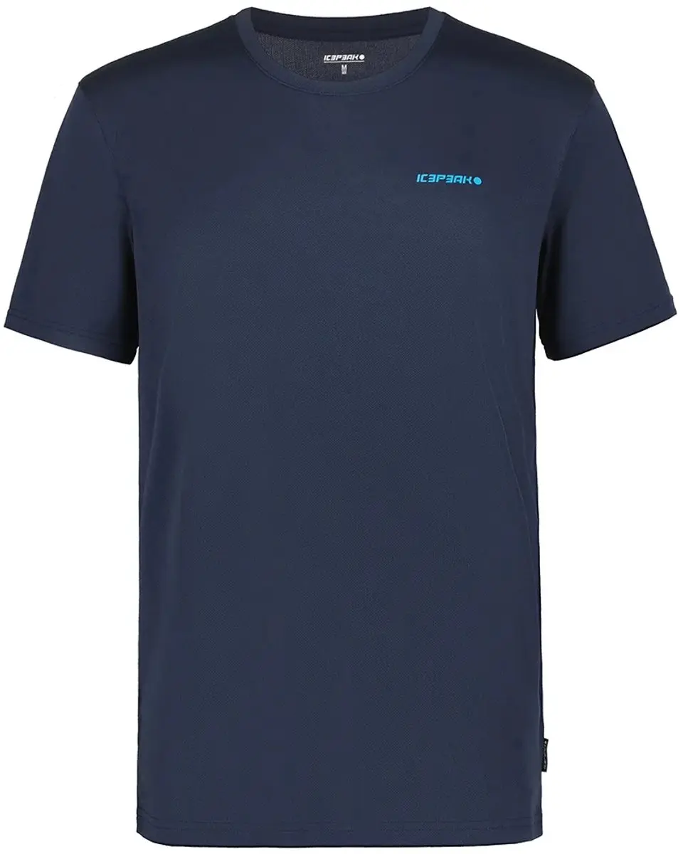 Icepeak Berne T-shirt Met Korte Mouwen Blauw XL Man