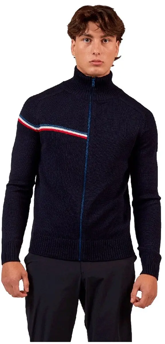 Rossignol Odysseus Merino Trui Met Volledige Rits Blauw XL Man