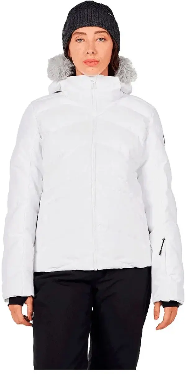 Rossignol Staci Insulated Dames Ski Jas - Wit - L - afbeelding 6 van 6
