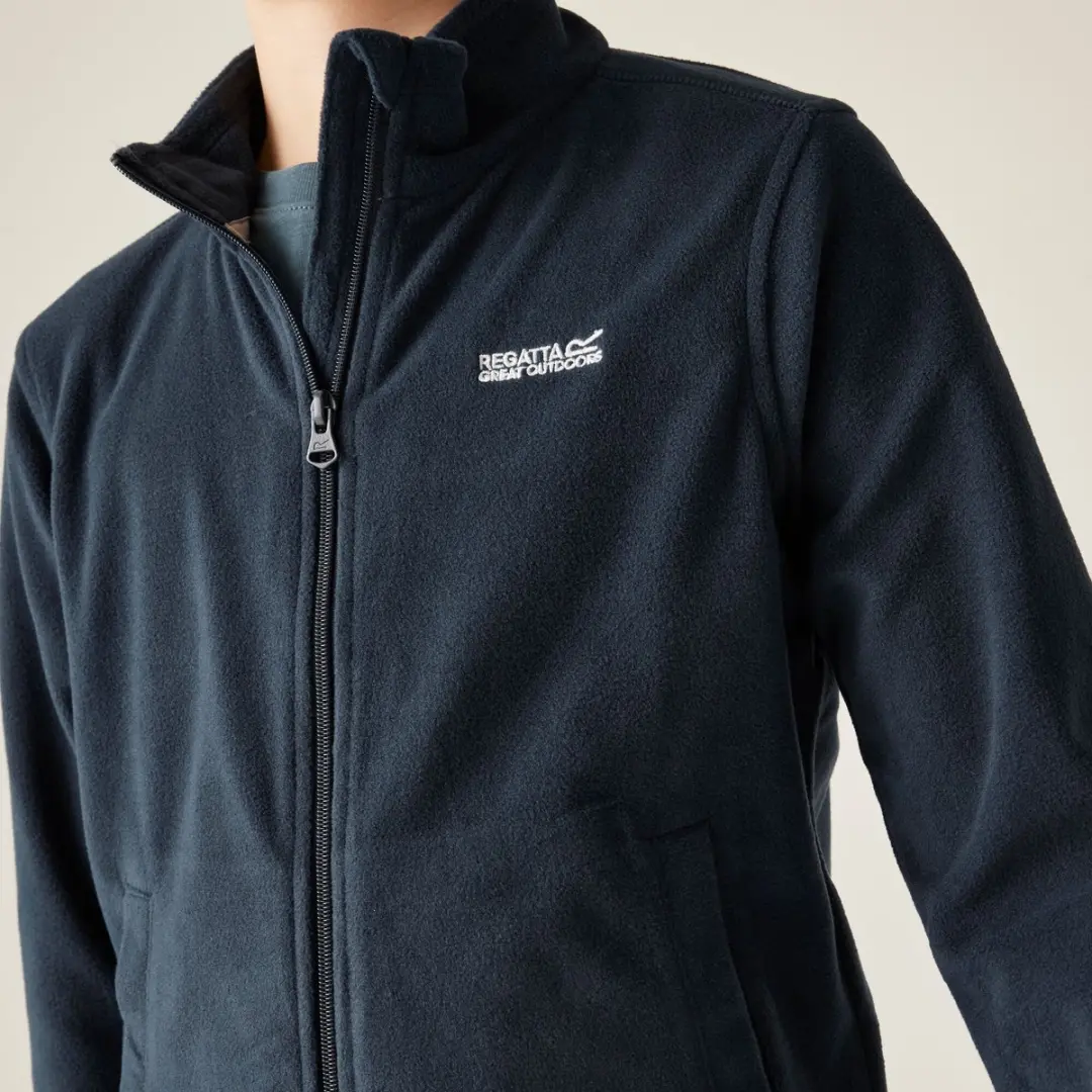 Regatta Kids King II Kinder Fleece - Blauw - 7-8 jaar - afbeelding 5 van 6