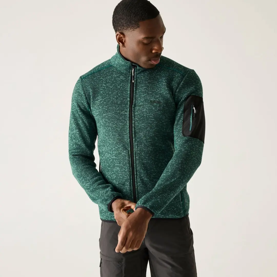 Newhill isolerende stretch fleece trui met volledige ritssluiting voor heren