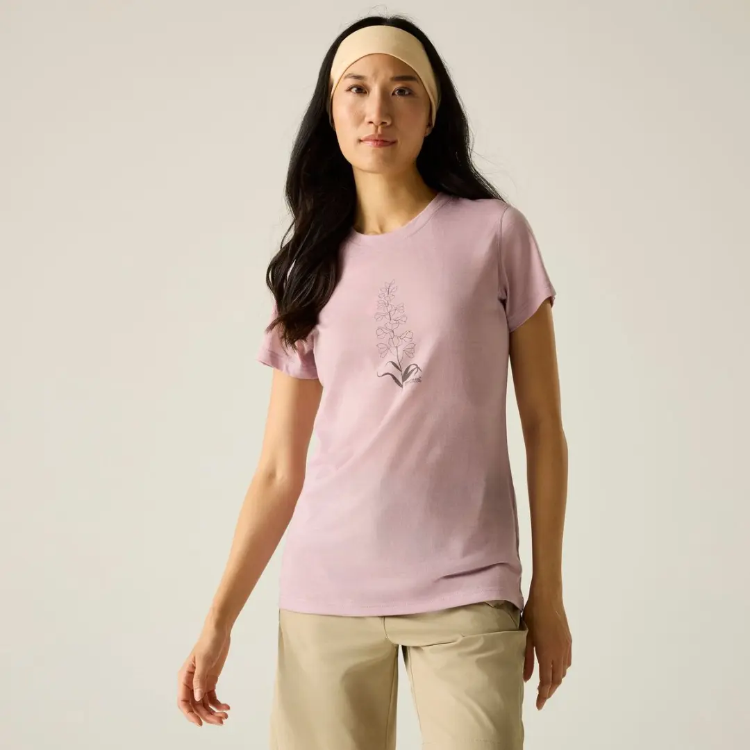 Regatta Escade Dames T-shirt - Blauw - afbeelding 3 van 6