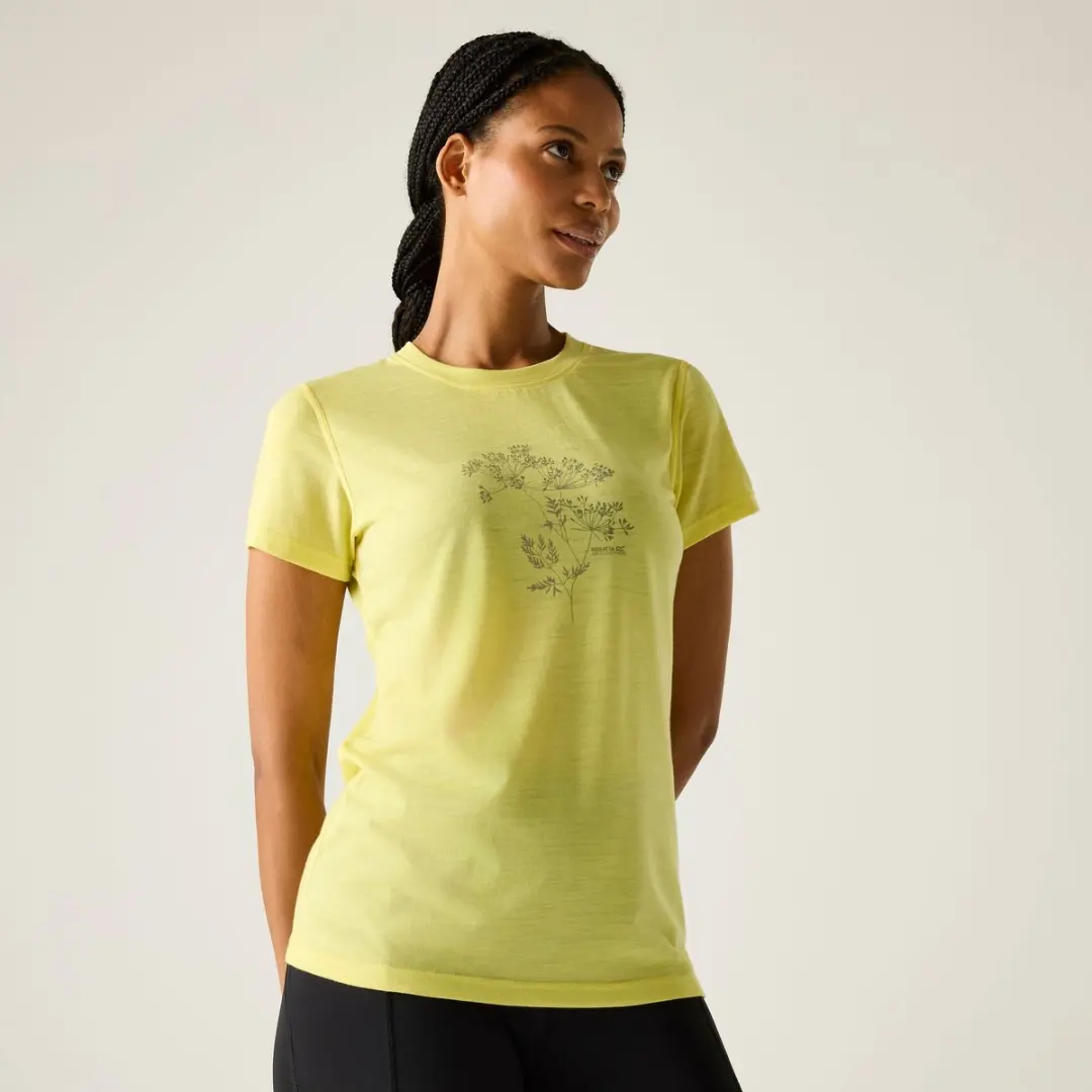 Regatta Escade Dames T-shirt - Blauw - afbeelding 2 van 6