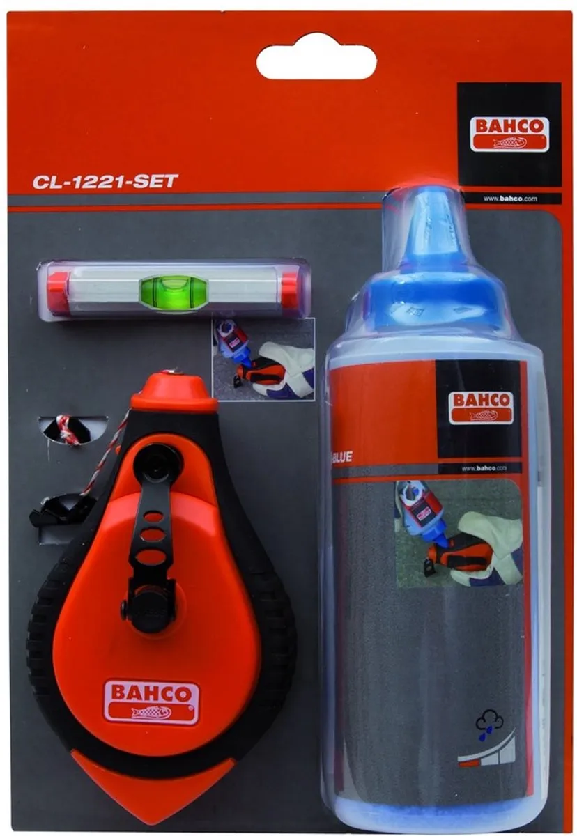 Bahco CL-1221 Krijtlijnset - Oranje/Zwart - afbeelding 4 van 4