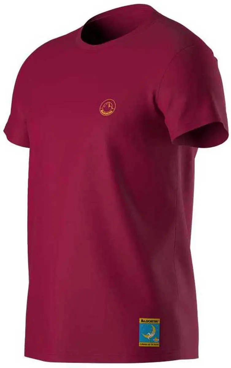 La Sportiva Climbing On The Moon T-shirt Met Korte Mouwen Roze L Man