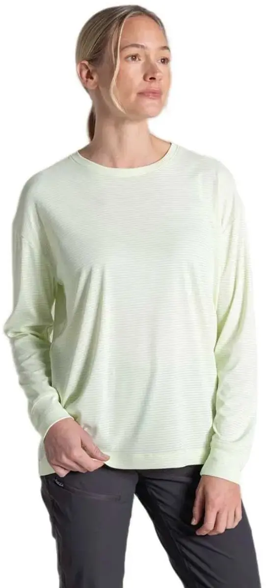 Craghoppers Nosilife Solar Shield+ T-shirt Met Lange Mouwen Groen 46 Vrouw