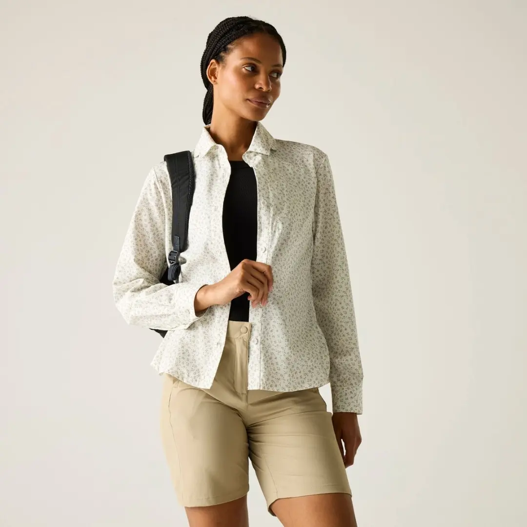 Dames anti-insect reisshirt met lange mouwen