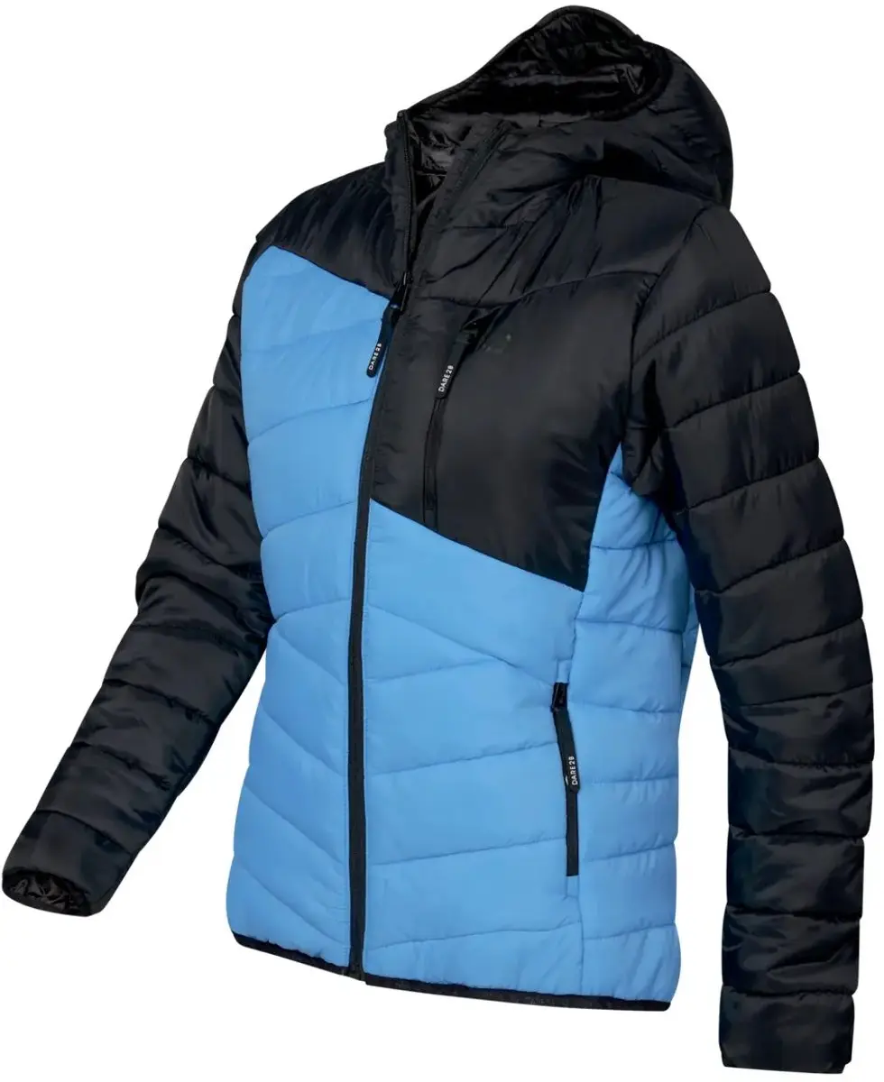 Dare2b Aero Fuse Padded Jas Dames - Blauw/Zwart - 36 - afbeelding 3 van 5