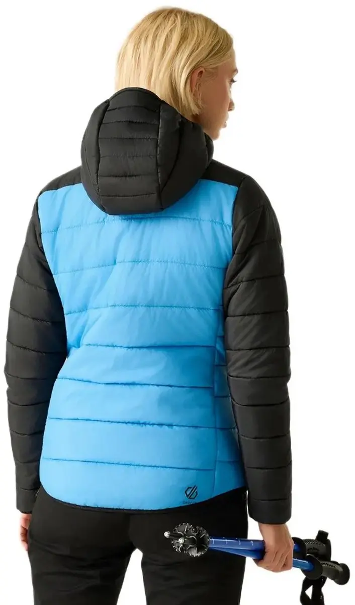 Dare2b Aero Fuse Padded Jas Dames - Blauw/Zwart - 36 - afbeelding 2 van 5