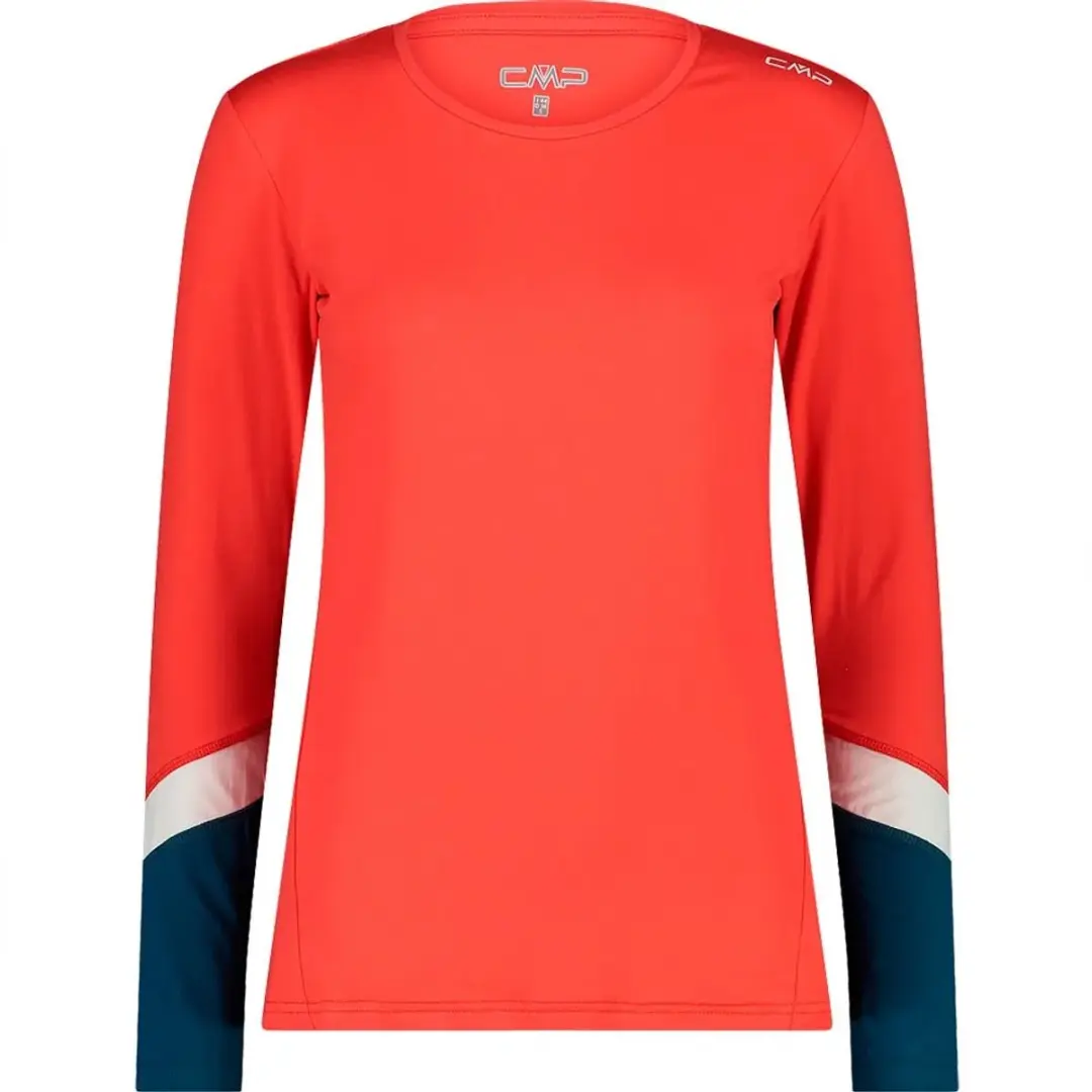 Cmp 32l4246 T-shirt Met Lange Mouwen Oranje M Vrouw