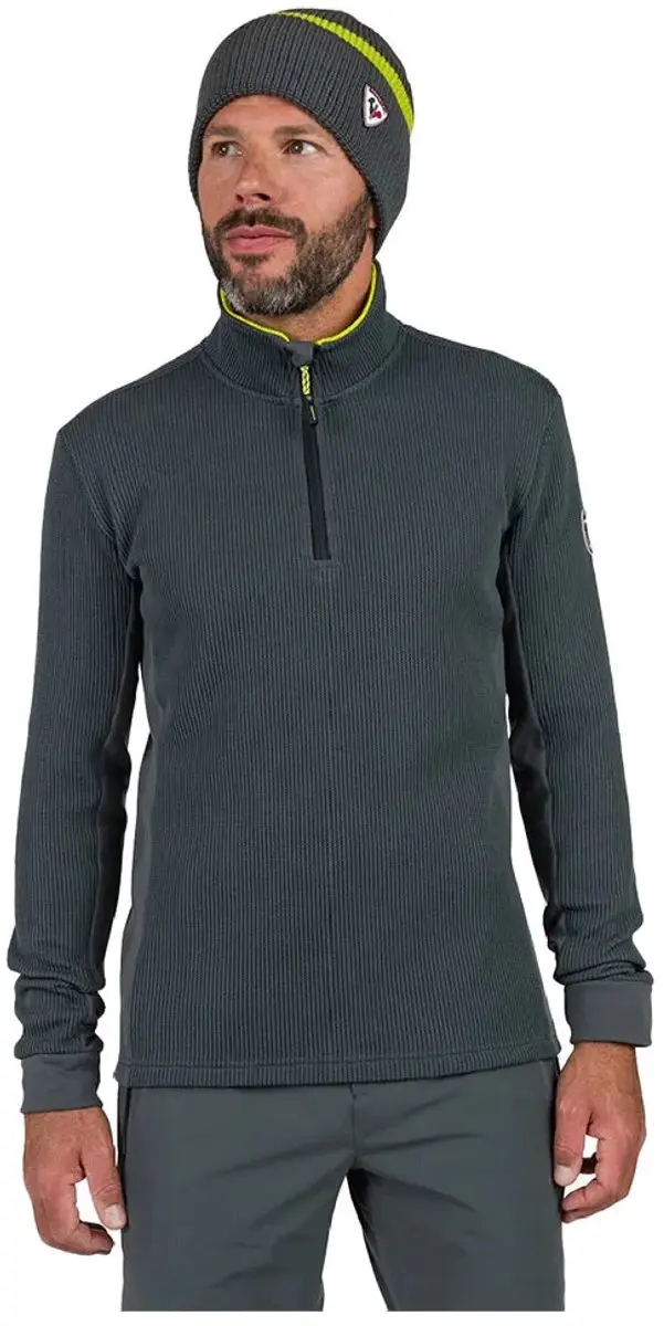 Rossignol Men Cieloalto Fleece Pully Hz 23N Onyx Grey