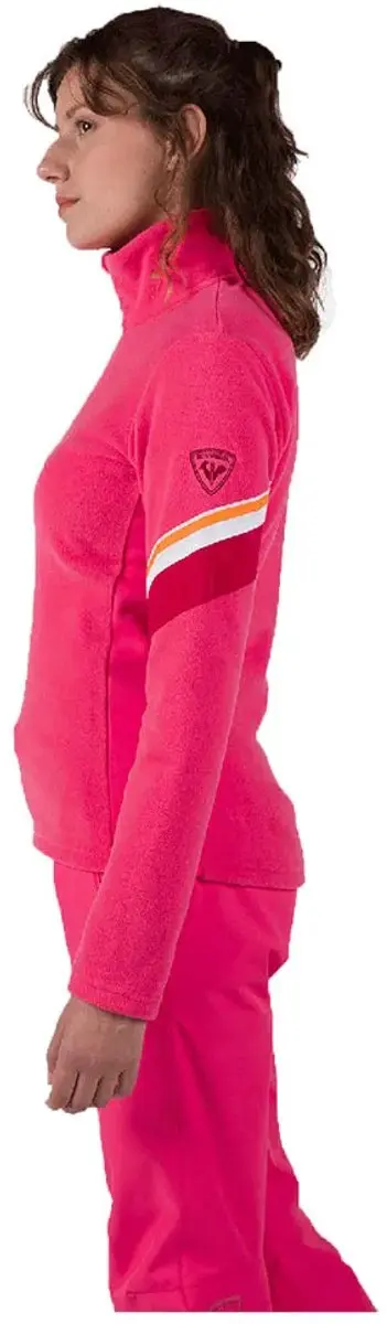 Rossignol Strawpile Damesfleece Halve Rits - Tea Rose - L - afbeelding 6 van 6