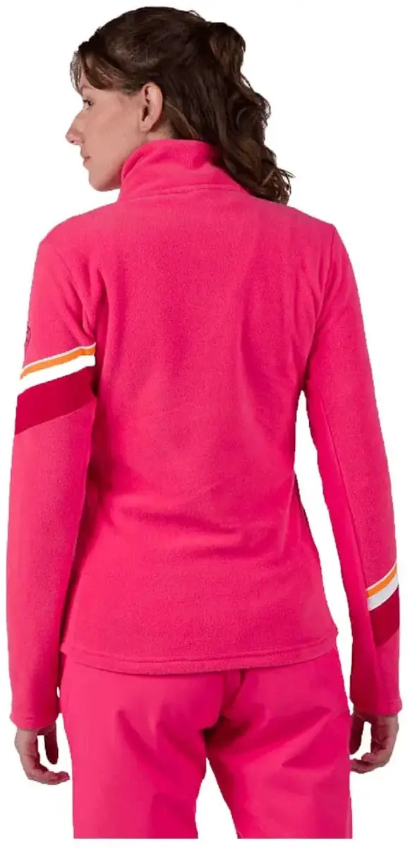 Rossignol Strawpile Damesfleece Halve Rits - Tea Rose - L - afbeelding 3 van 6