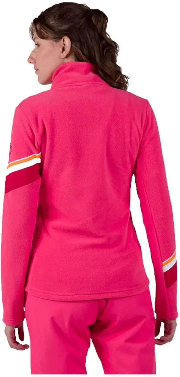 Rossignol Strawpile Damesfleece Halve Rits - Tea Rose - L - afbeelding 2 van 6