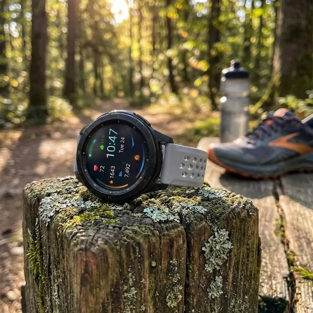NUVEX Lichtgrijs Horlogebandje 22mm - Silicone