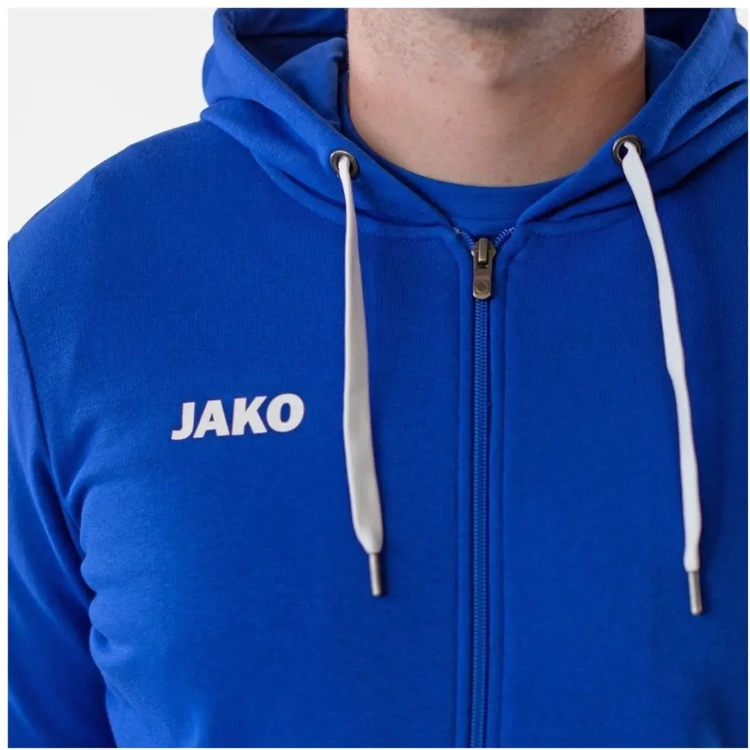 JAKO Base Jas met Kap - Blauw - 3XL - afbeelding 2 van 3