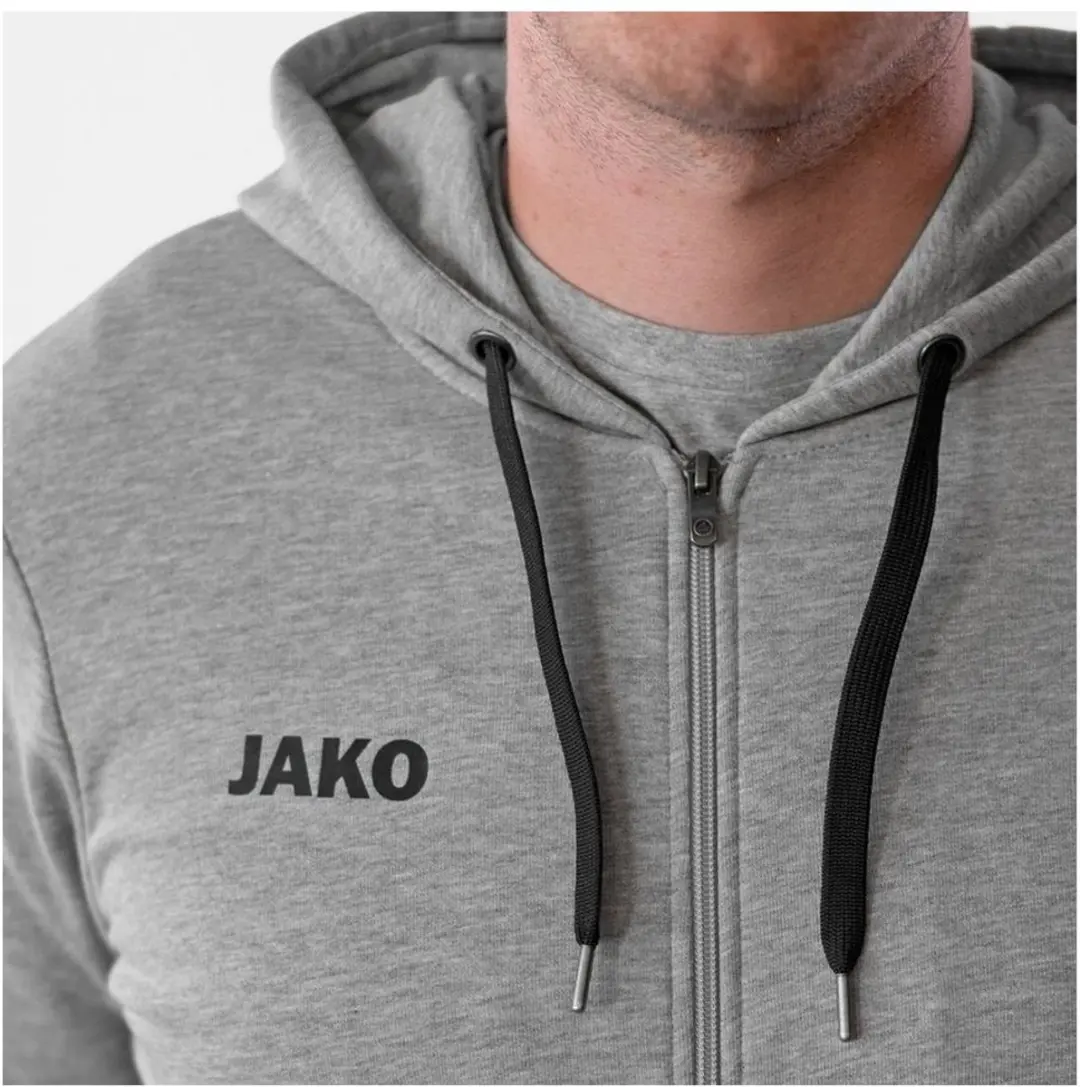 JAKO Base Hooded Jacket - Jas met kap - 3XL - Grijs - afbeelding 4 van 6