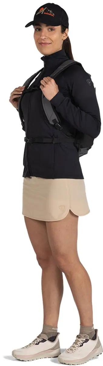 Rossignol Mid Layer Thin Sweatshirt Met Rits Zwart S Vrouw