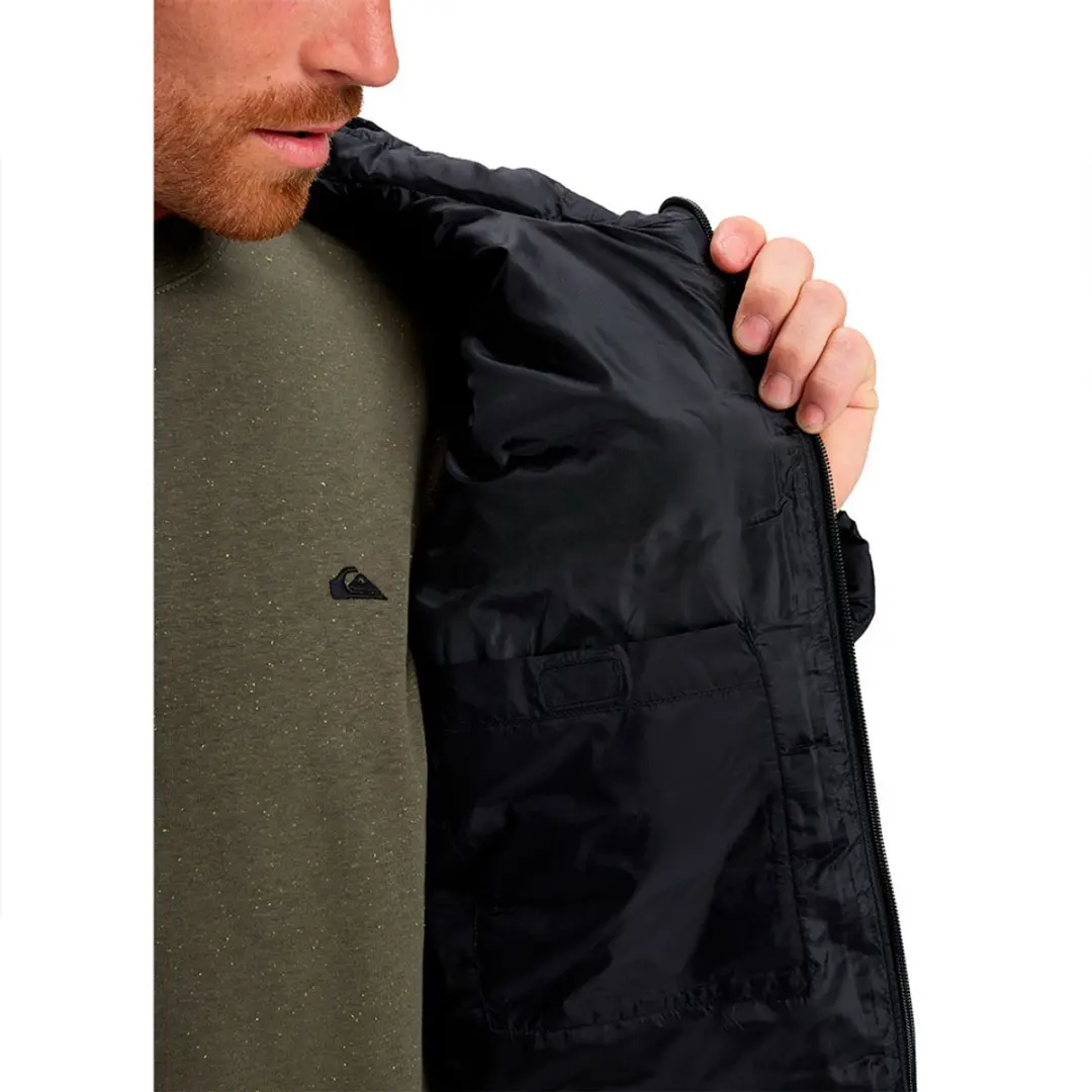Quiksilver Scaly Gewatteerde Jas - Zwart - M - afbeelding 4 van 6