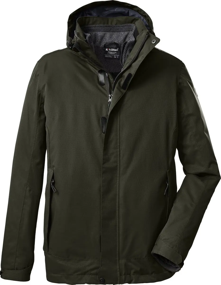 Killtec KOW 167 Men Jacket - Outdoorjas - Heren - Olijfgroen - Maat XXL