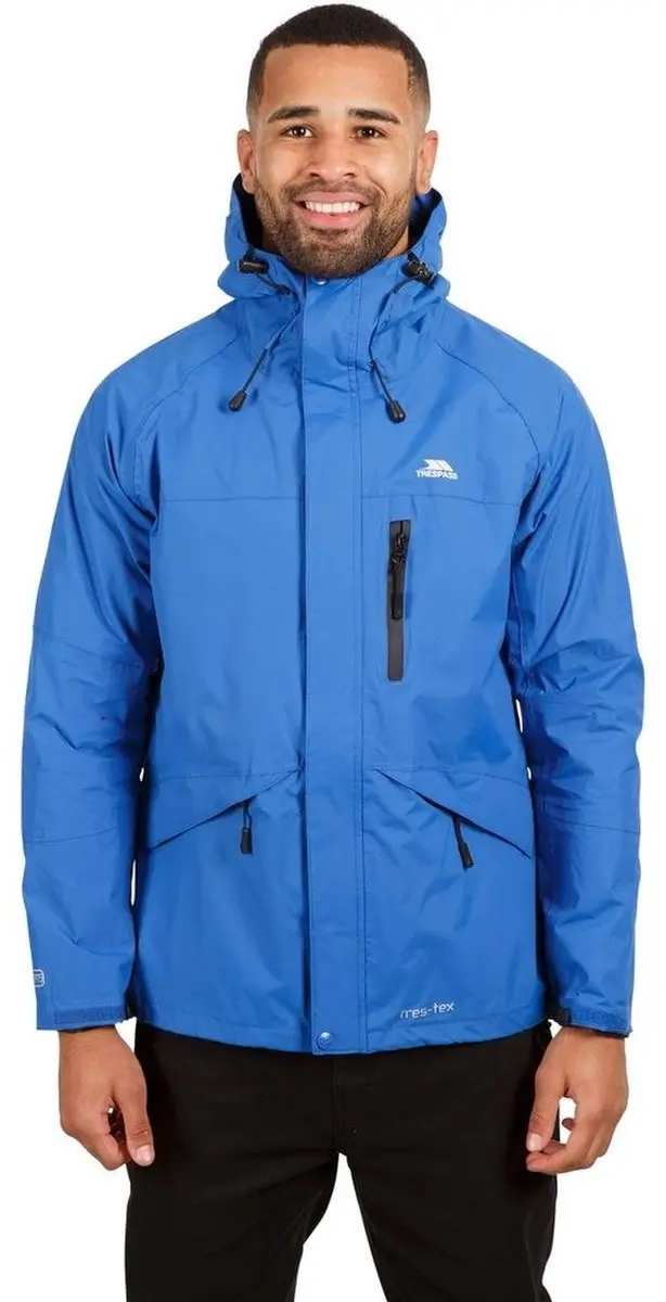 Trespass Corvo Herenregenjas Waterdicht - Blauw - afbeelding 4 van 4