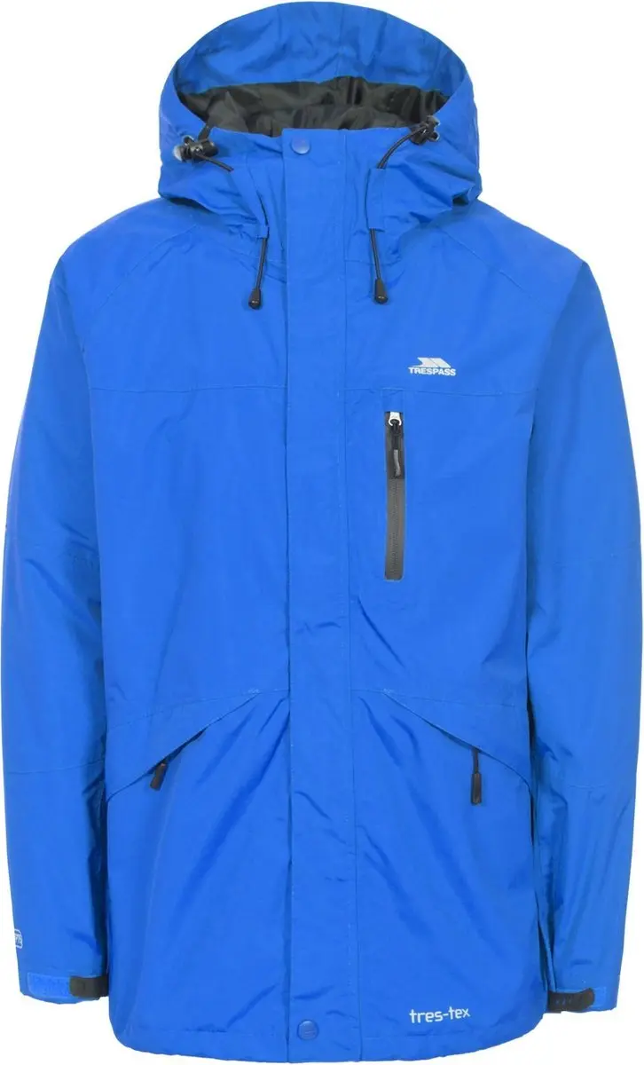 Trespass Corvo Herenregenjas Waterdicht - Blauw