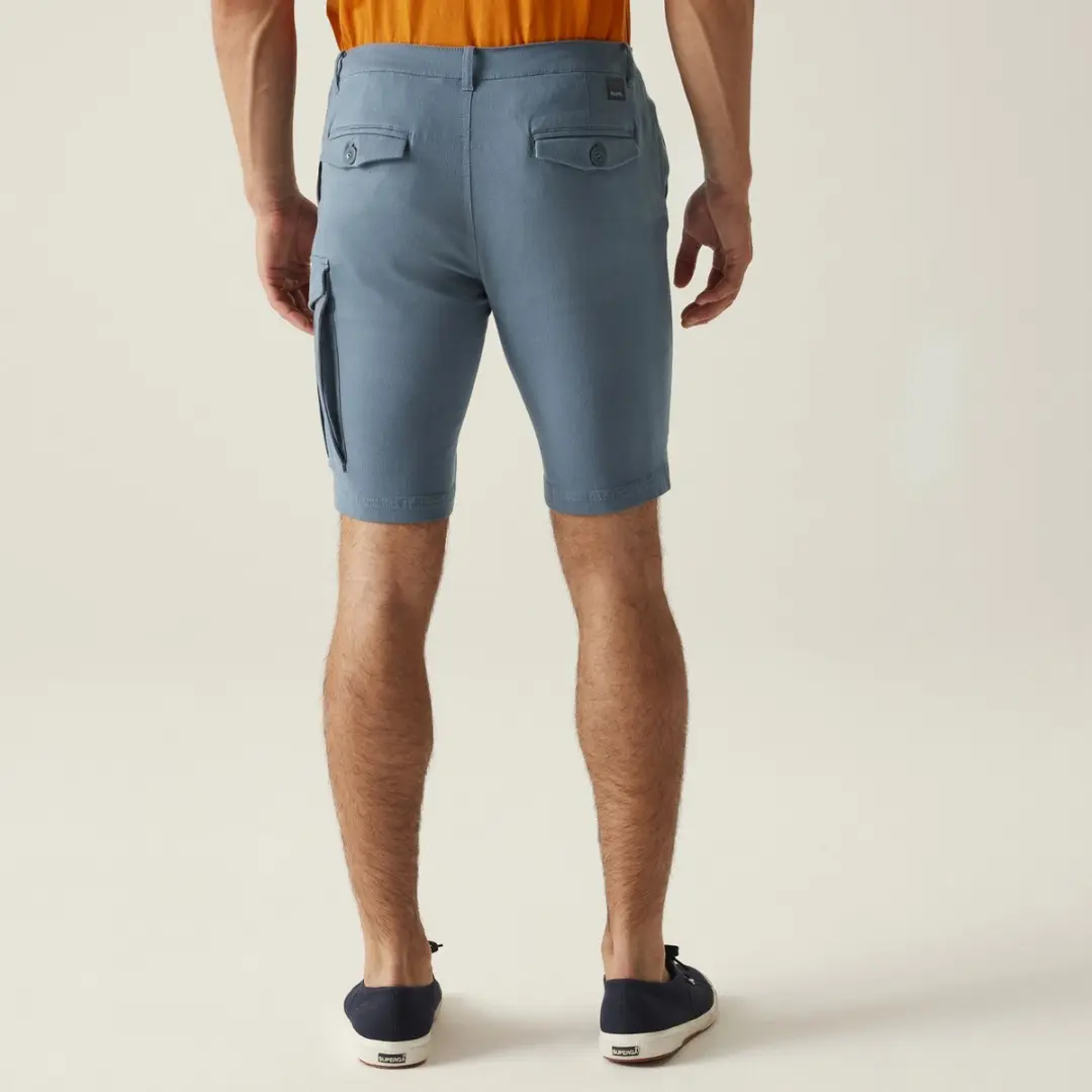 Regatta Bendrick Heren Cargo Shorts - Blauw - afbeelding 6 van 6