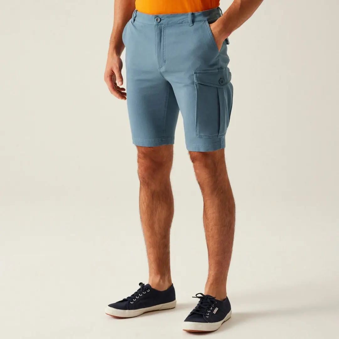 Regatta Bendrick Heren Cargo Shorts - Blauw