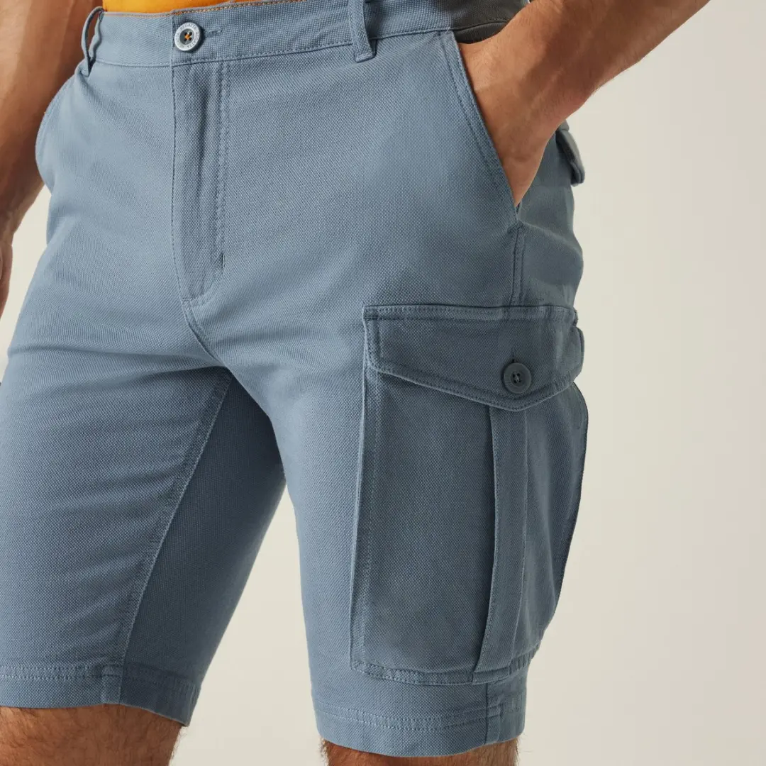 Regatta Bendrick Heren Cargo Shorts - Blauw - afbeelding 4 van 6