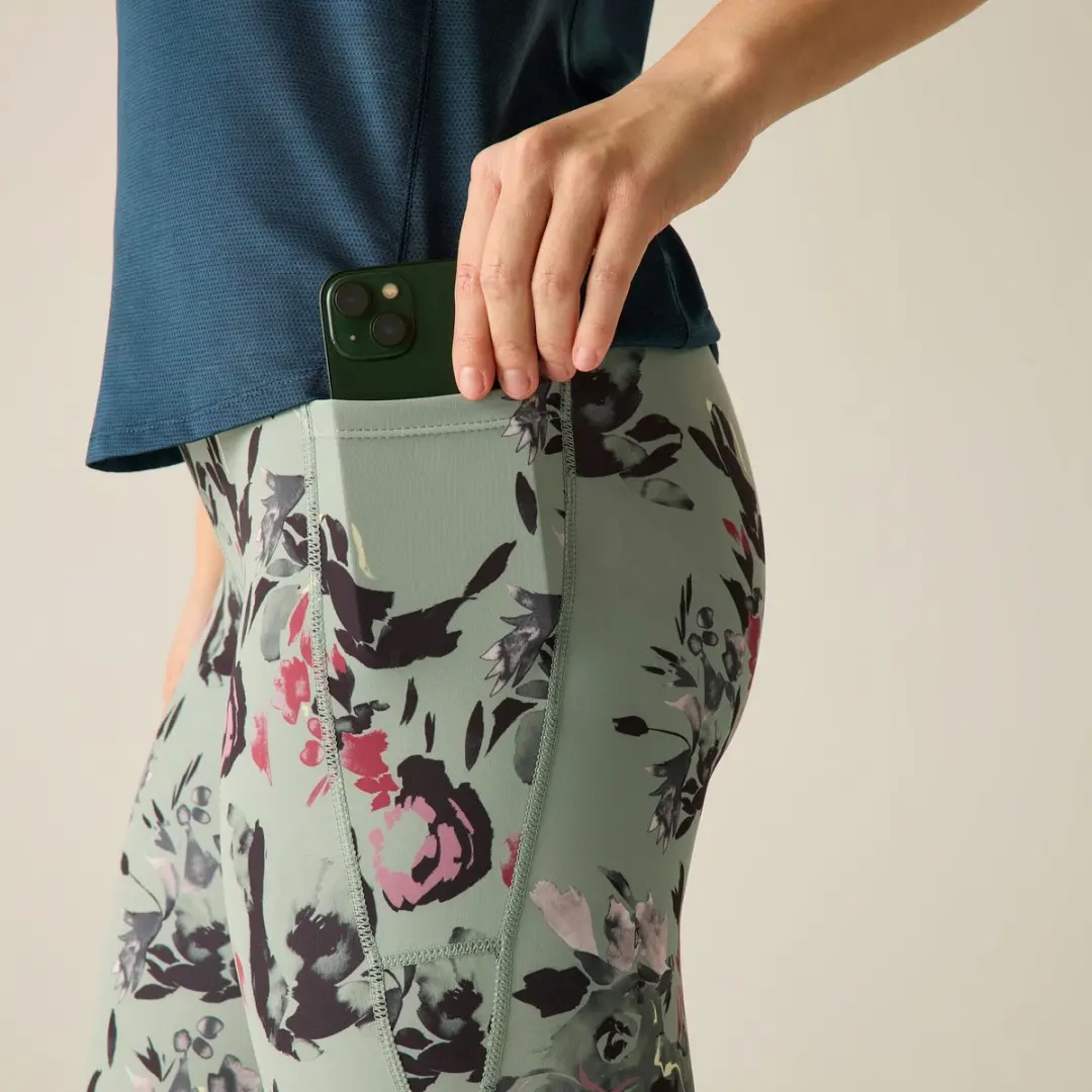 Dare 2b Influential II Soft Touch Legging Dames - Groen - afbeelding 2 van 6