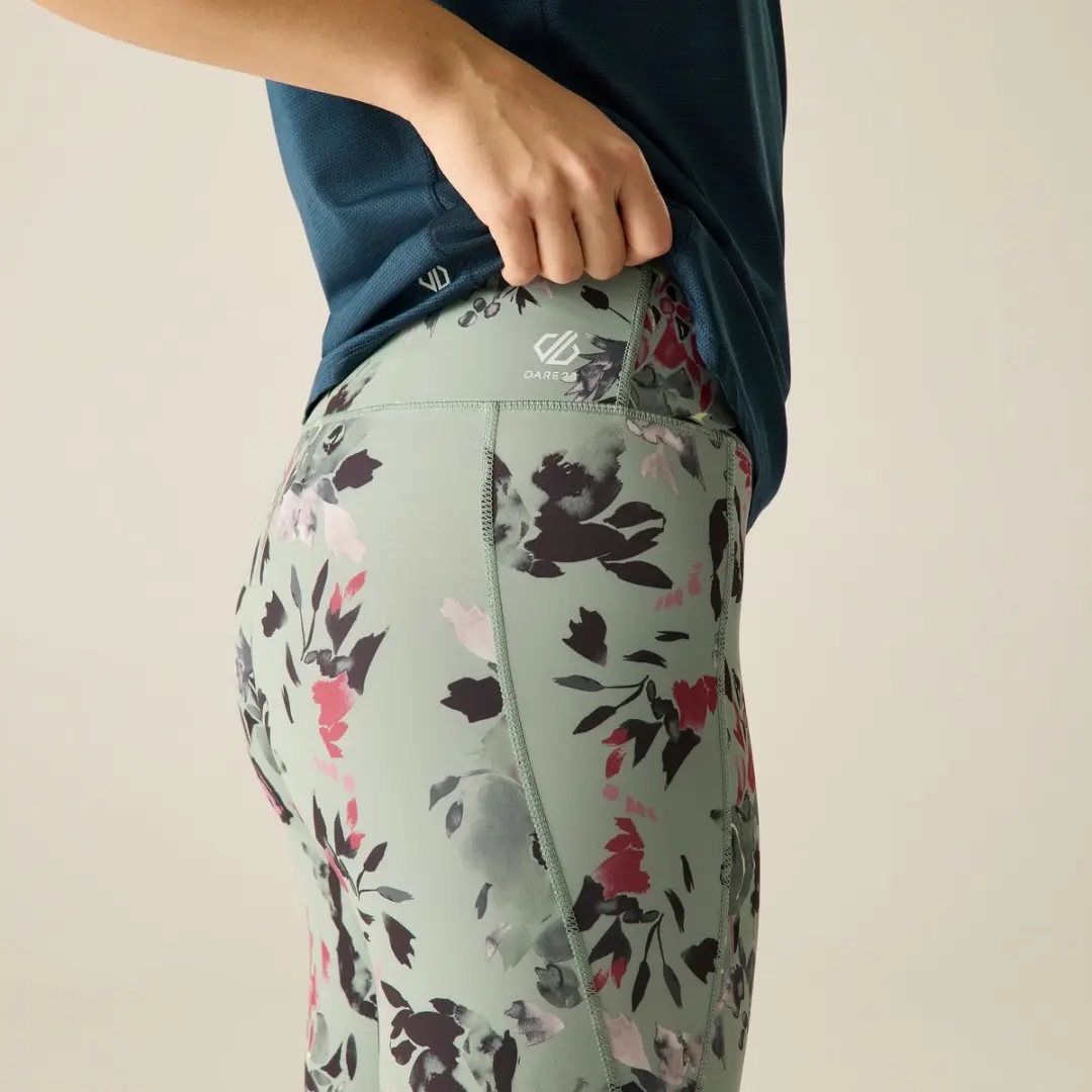 Dare 2b Influential II Soft Touch Legging Dames - Groen - afbeelding 4 van 6