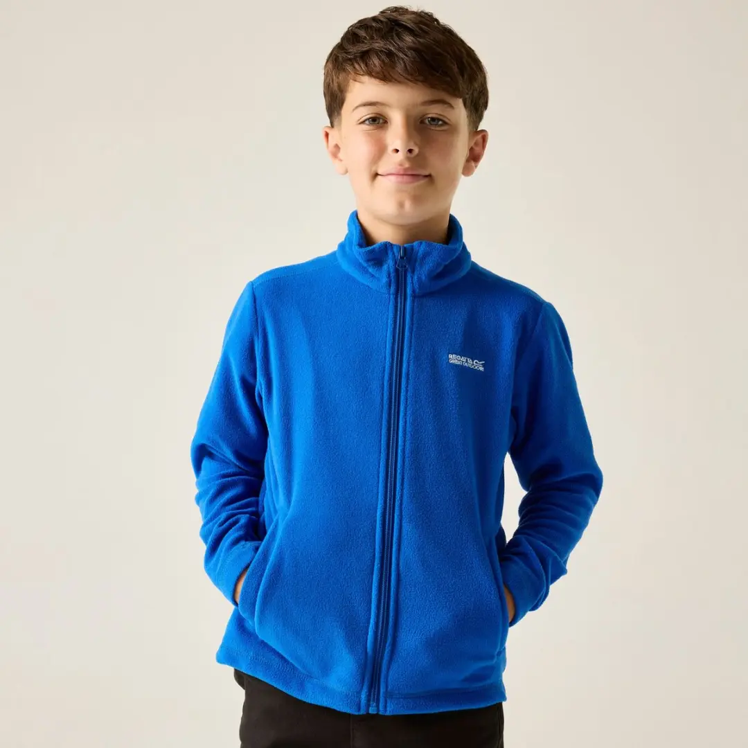 Kids King II Fleece met volledige rits