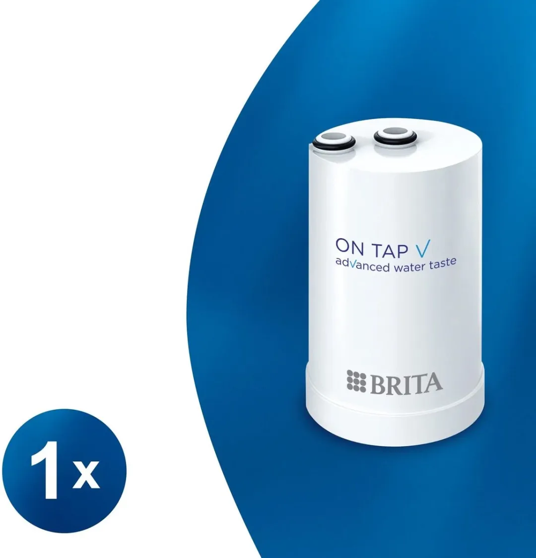 BRITA ON TAP V CU CE Waterfilterpatroon 1052382 - Wit