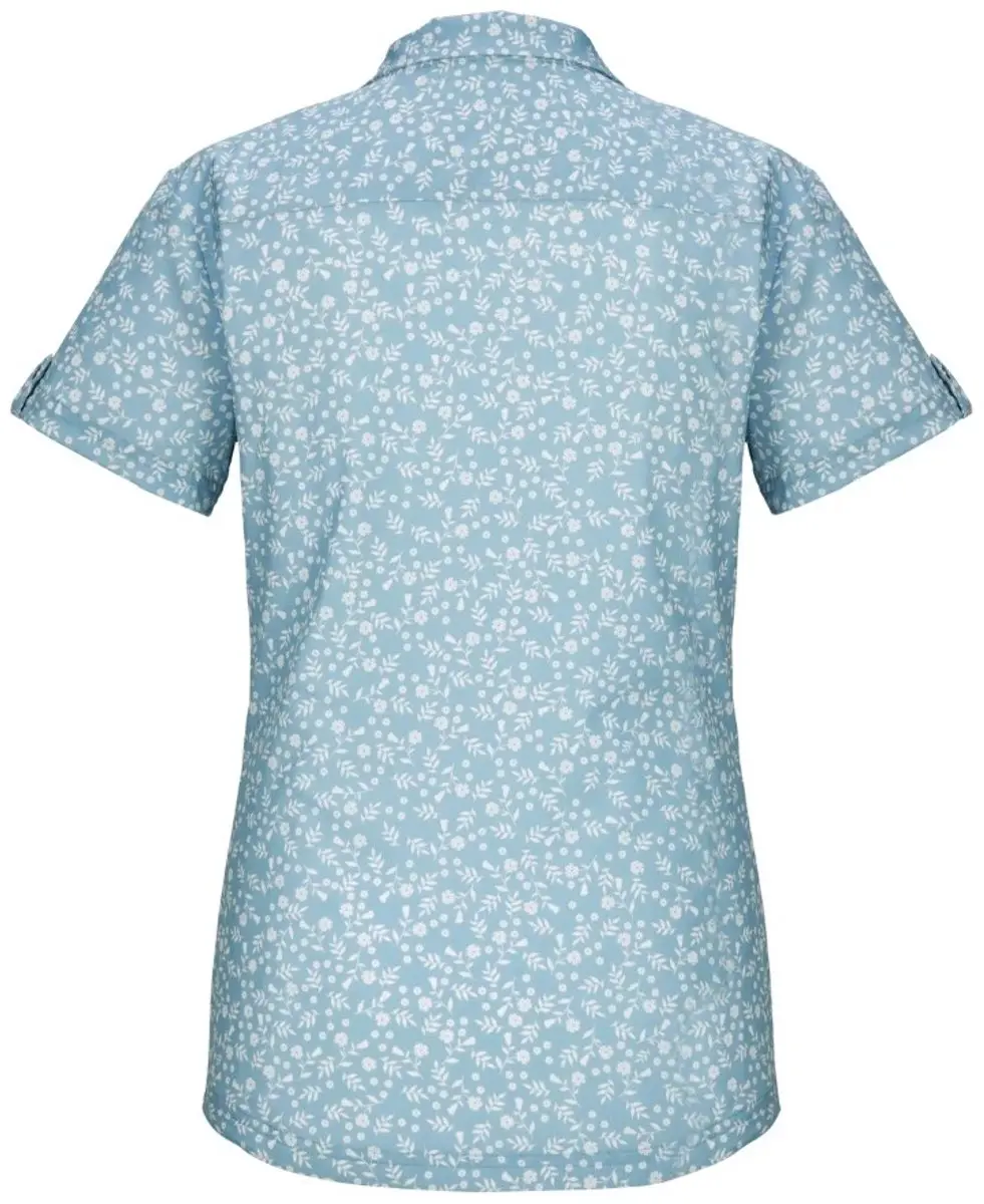 Killtec Kos 86 Dames Outdoorblouse - Light Ocean - Maat 38 - afbeelding 2 van 2