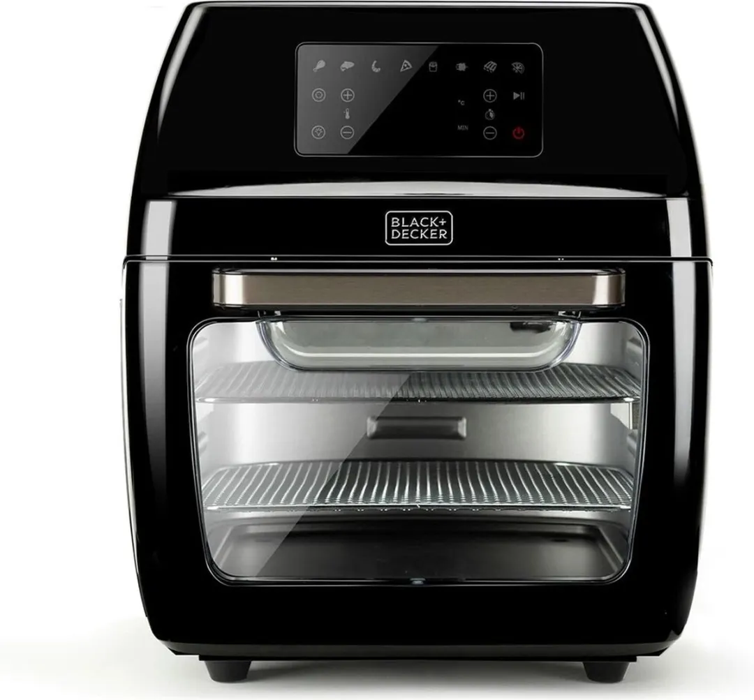 BLACK+DECKER BXAFO1200E Enkel Vrijstaand Heteluchtfriteuse 1700W