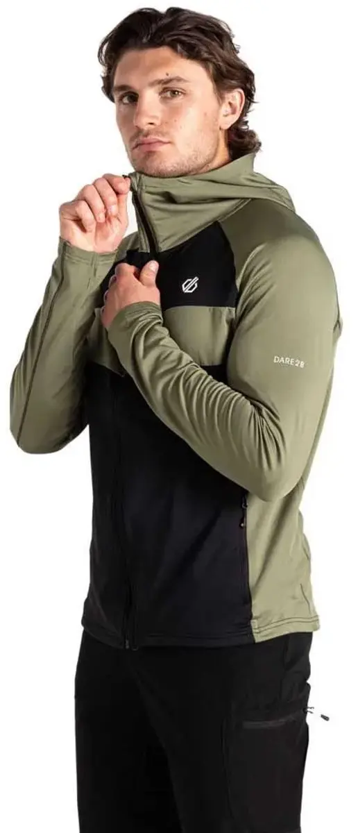 Dare2b Touring Ii Stretch Sweatshirt Met Rits Groen XL Man