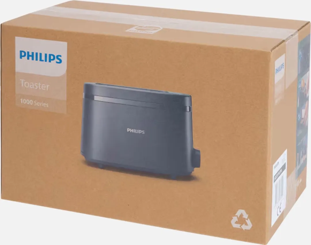 Philips Essentials HD2510/90 Broodrooster 2 Snacks 650W - Grijs