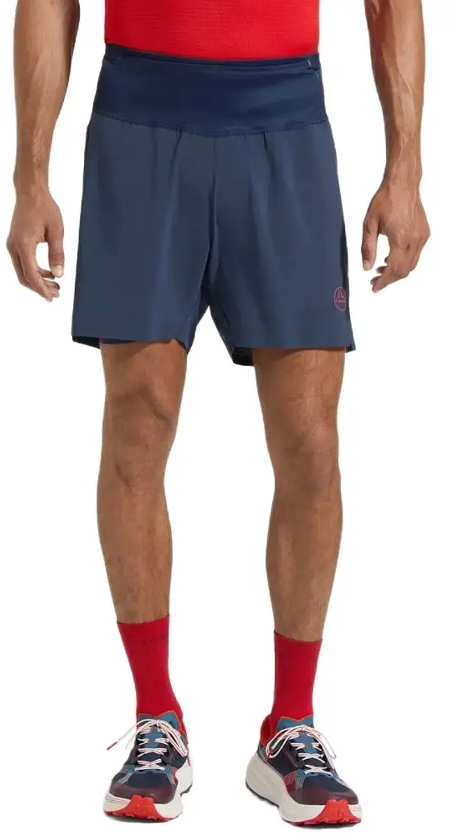 La Sportiva Ultra Distance Korte Broek - Blauw - L