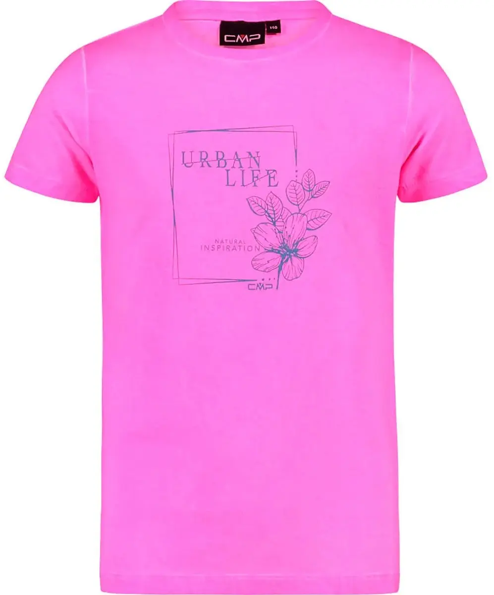 Cmp 39t7555 T-shirt Met Korte Mouwen Roze 14 Years Kinderen