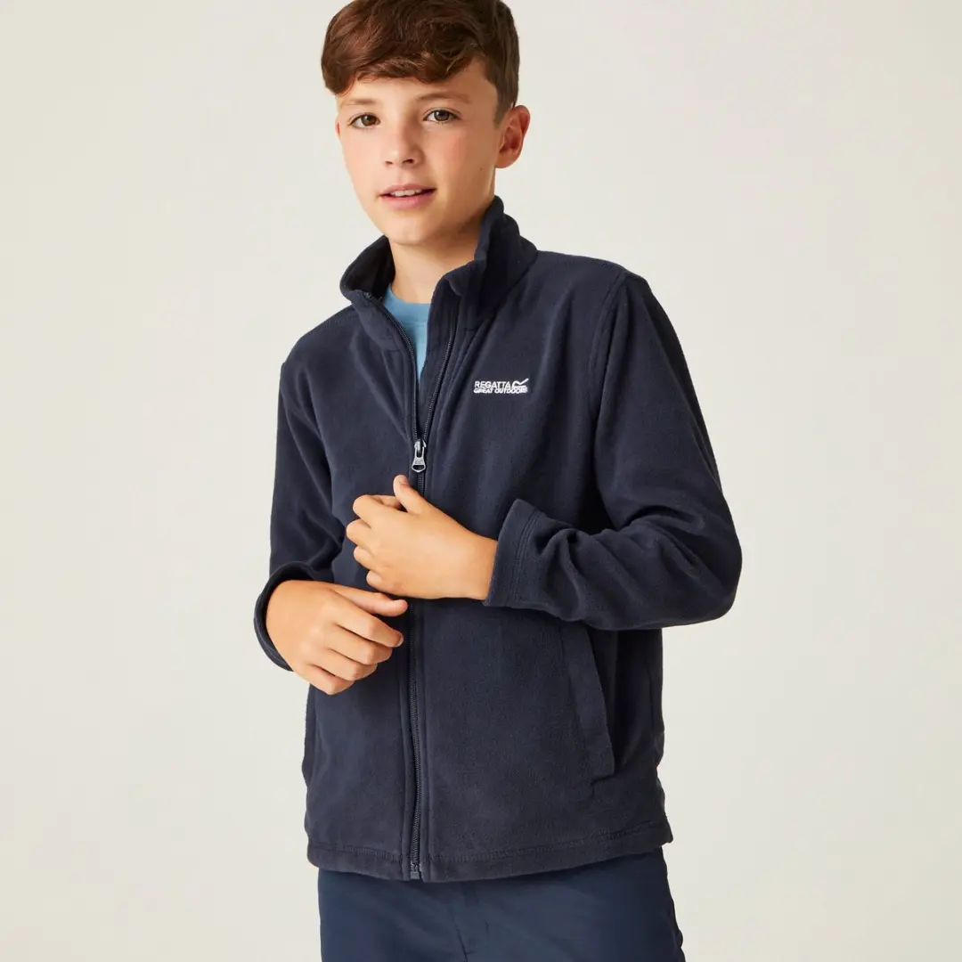 Kids King II Fleece met volledige rits