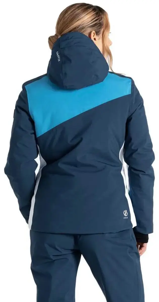 Dare2b Chute Dames Skijas Jas - Swedish Blue - afbeelding 2 van 4