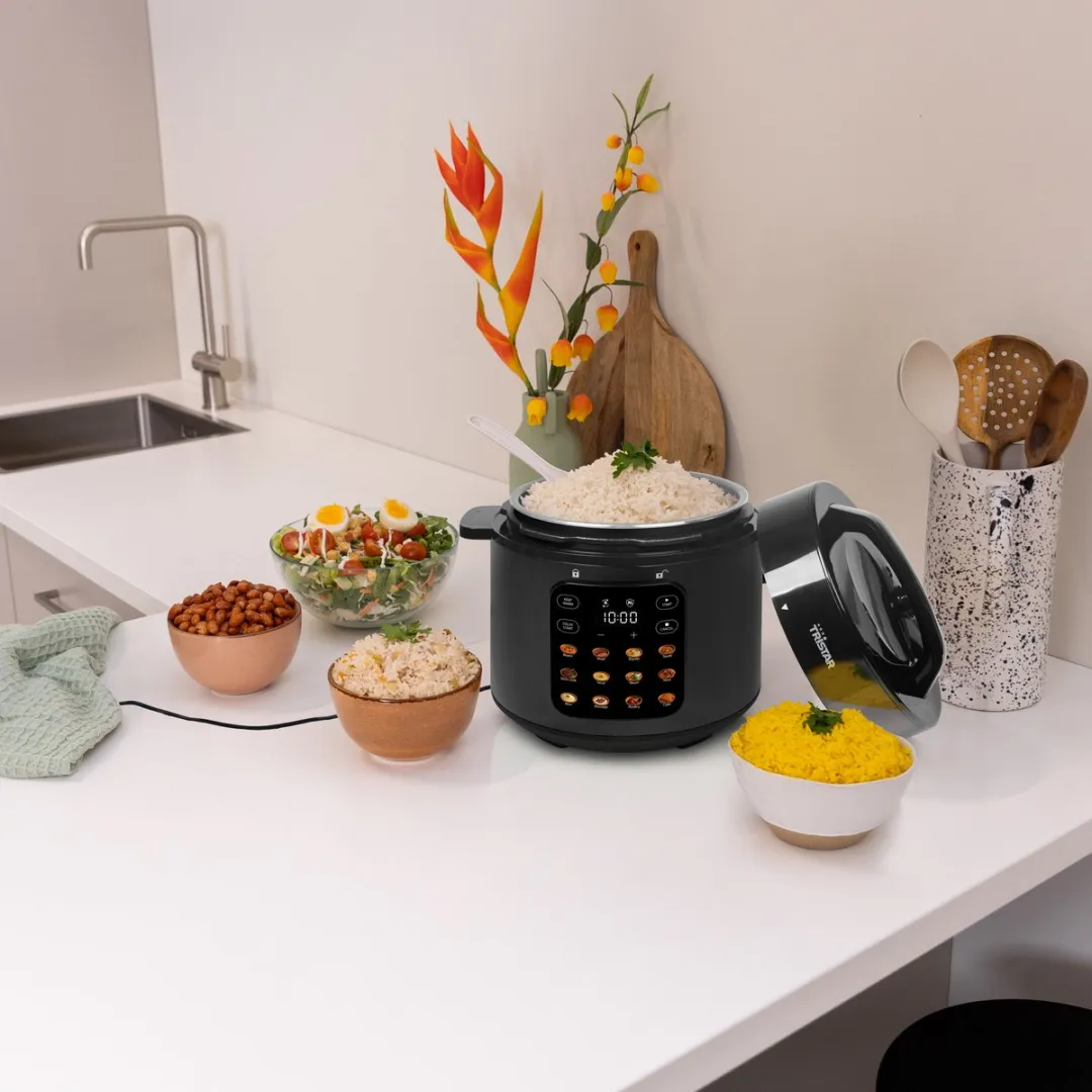 Tristar RK-6160 Rijstkoker & Stoompan 6L - 1000W - Zwart